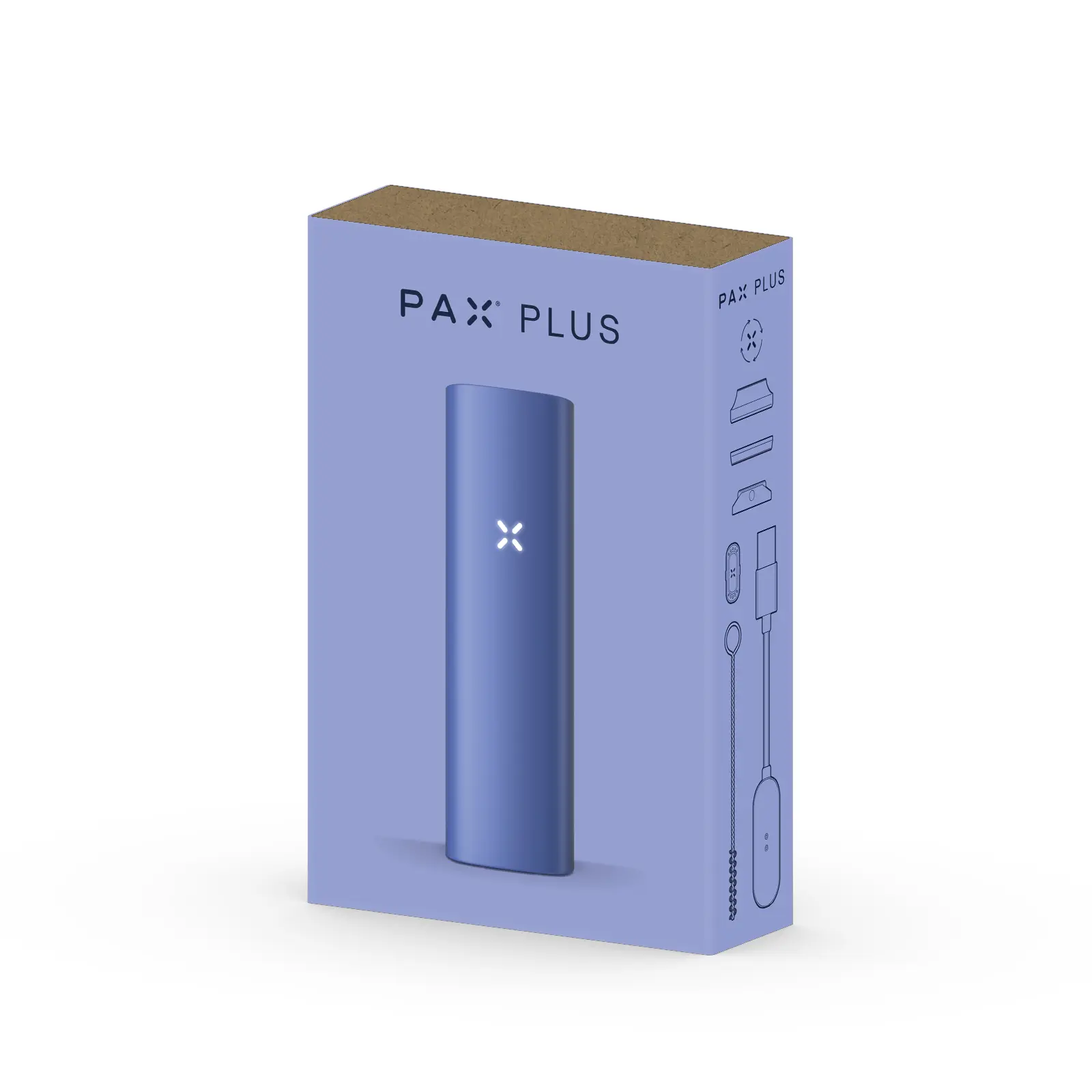 ערכת מכשיר של PAX Plus בצבע סגול PERIWINKLE